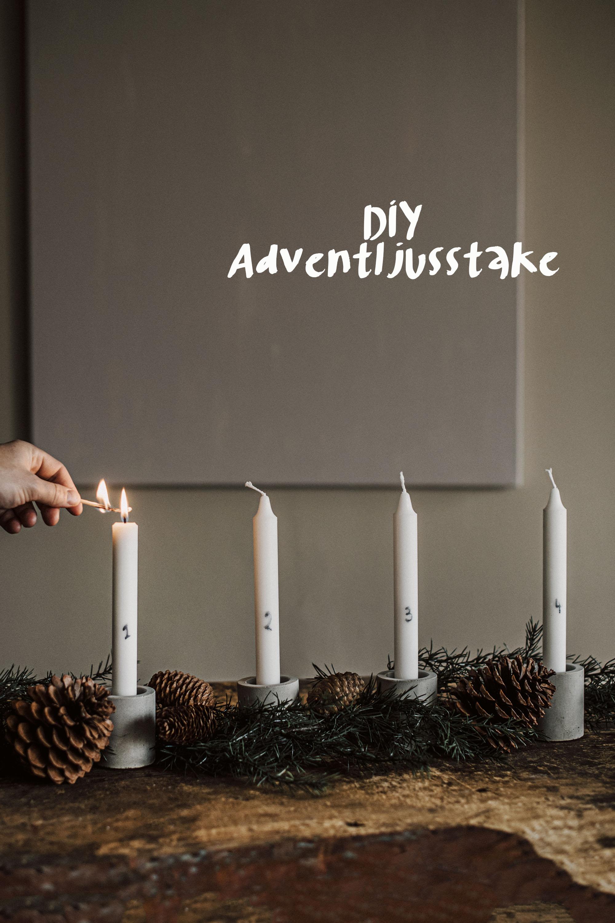 Adventsljus - DIY