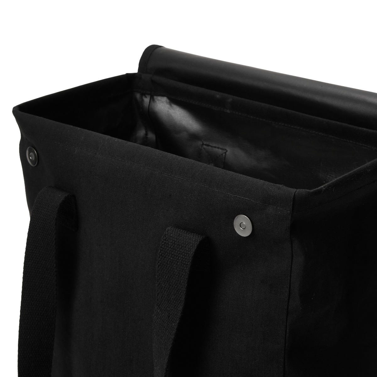 Tasche fur Wasche Recycling 35x40 cm Schwarz Granit