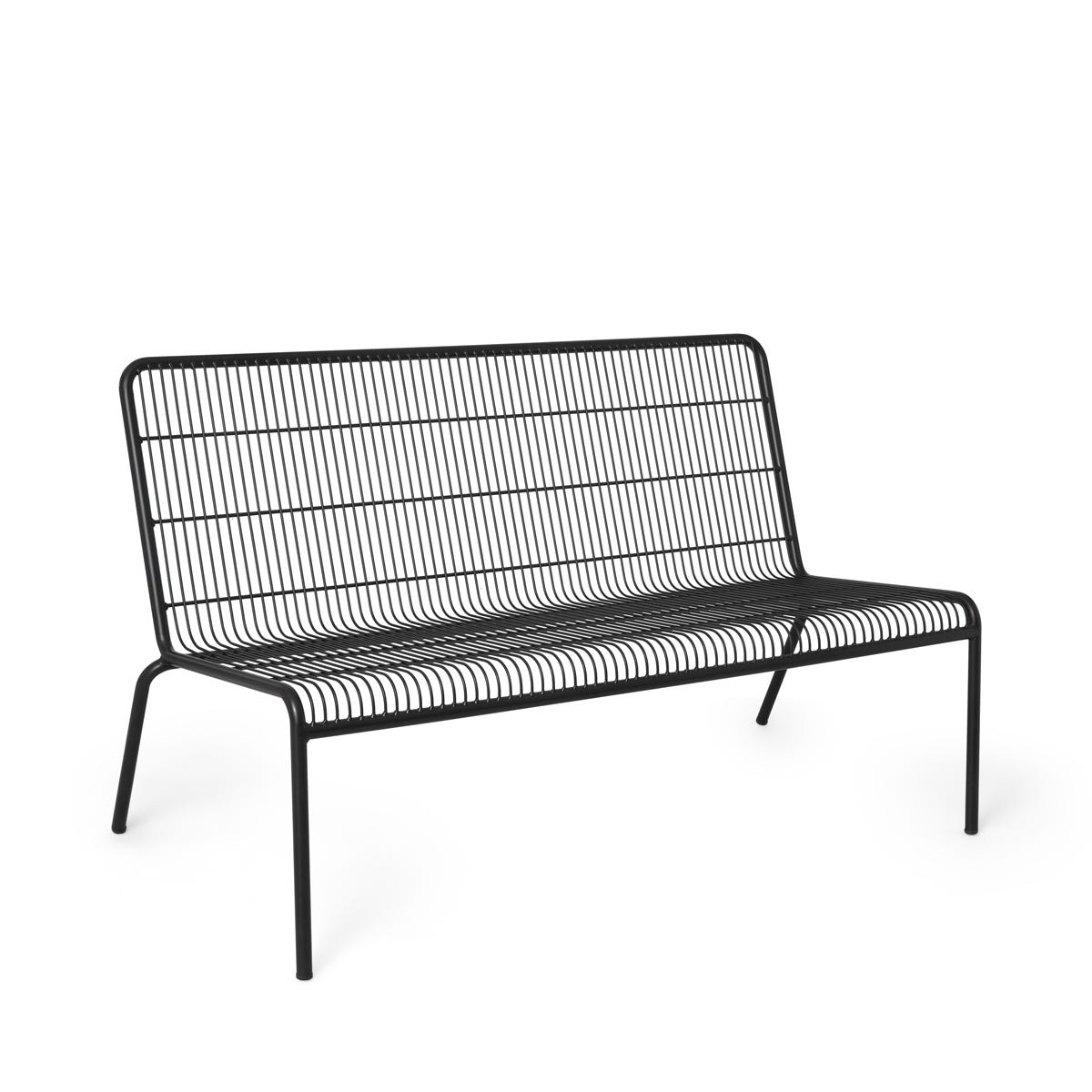 Soffa Palma 126x72cm Metall Svart