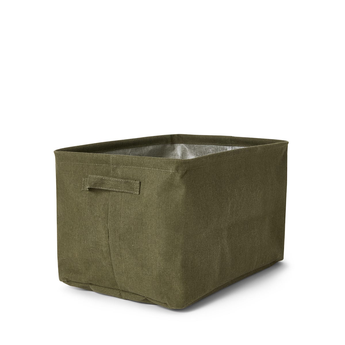Granit Korg Hopvikbar 27x39cm Khakigrön