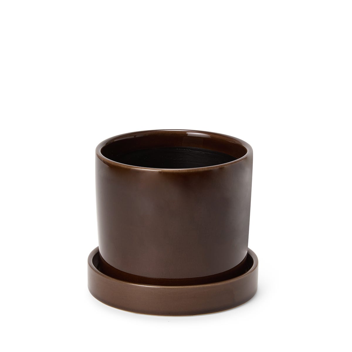 Granit Stengodskruka/Fat Glacerad 14cm Brun