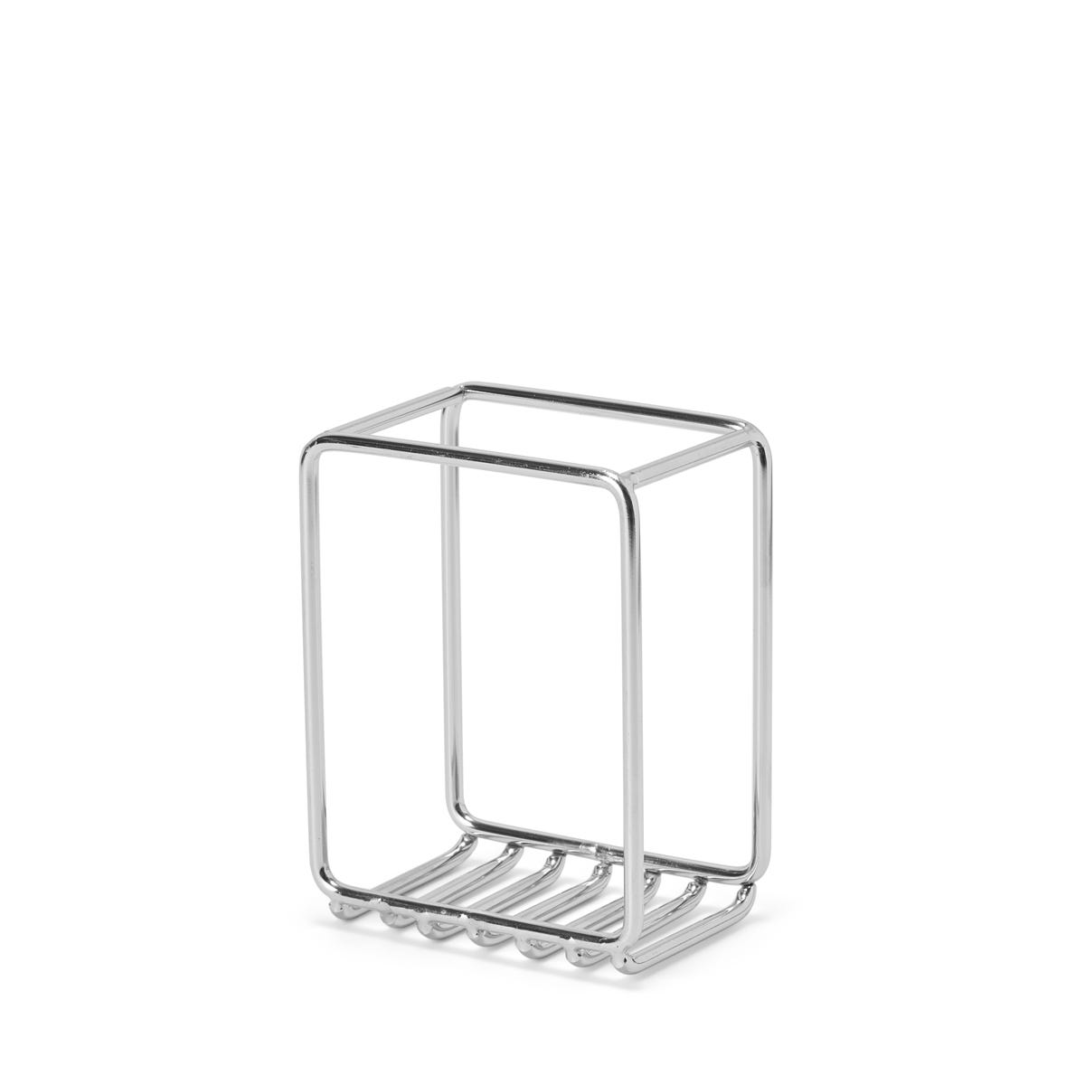 Tandborsthållare Steel 8x5,5cm