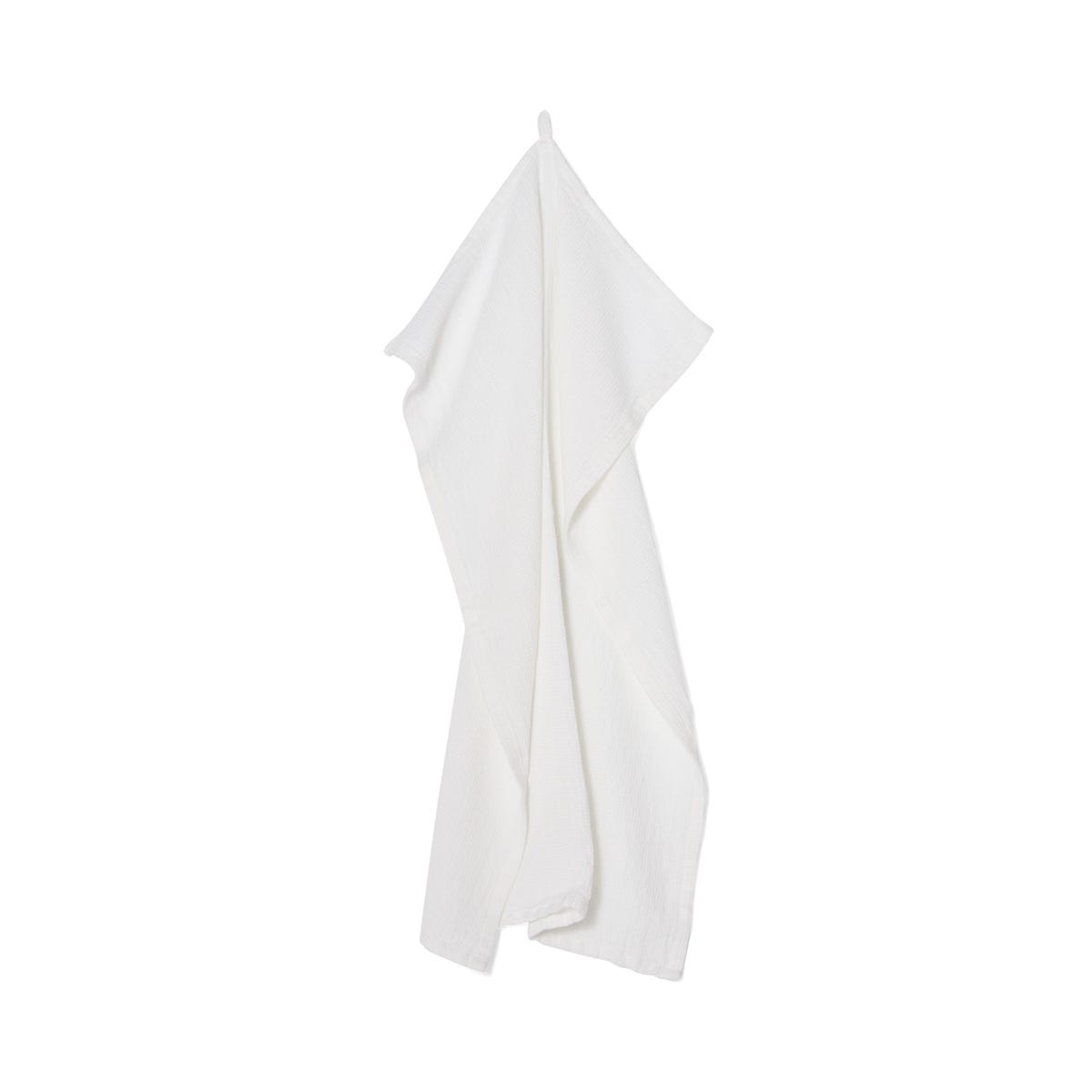 Handduk Våffla 50x70cm Bomull Bambu Vit