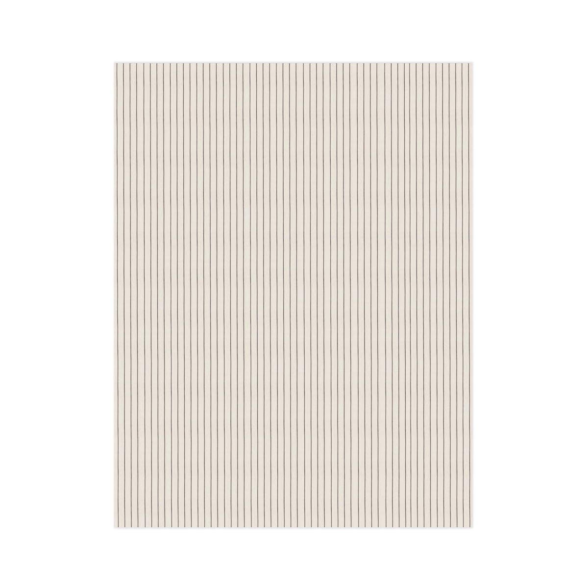 Duschdraperi Stripe 180x200cm Bomull Beige/Svart