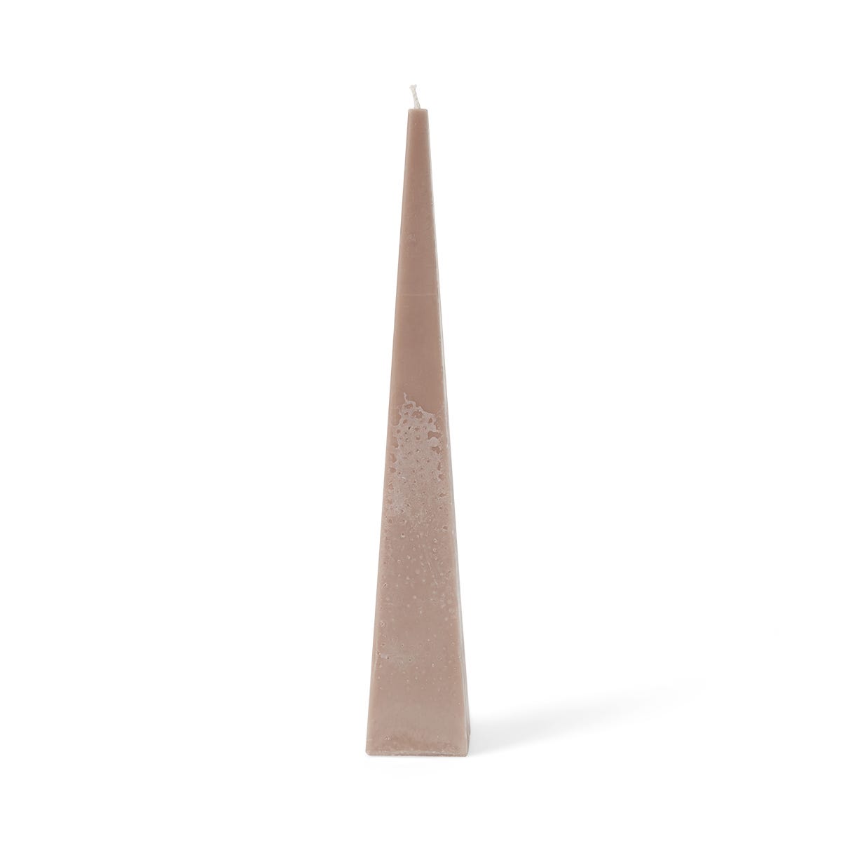Pyramidljus Stearin 5,8x35cm Sand