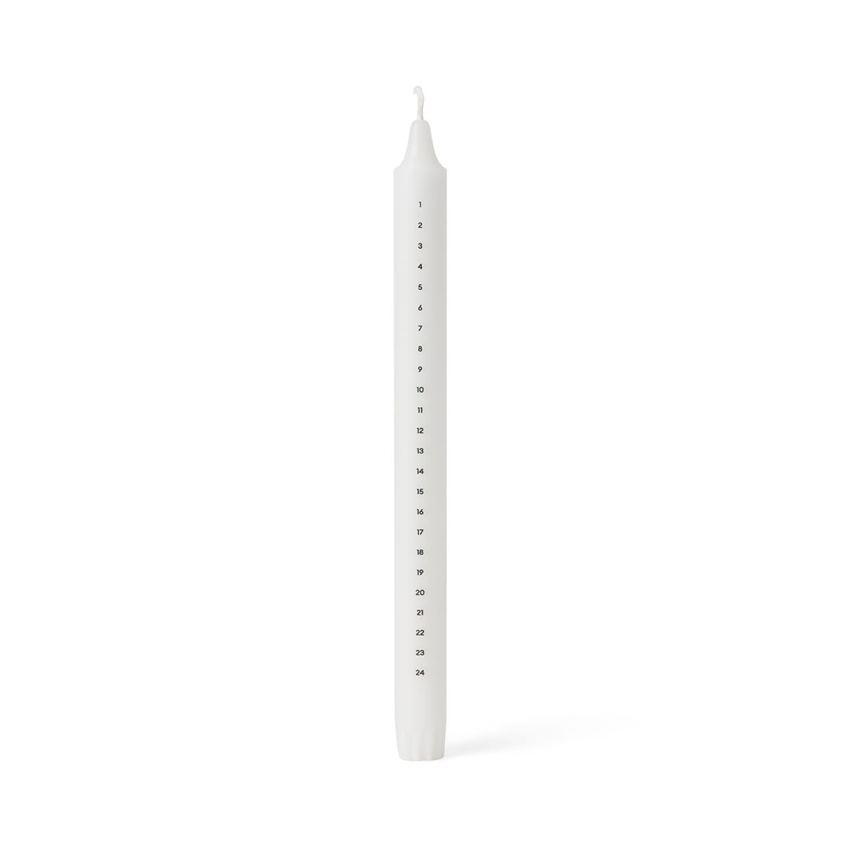 Datumljus Stearin 27,5cm Vit