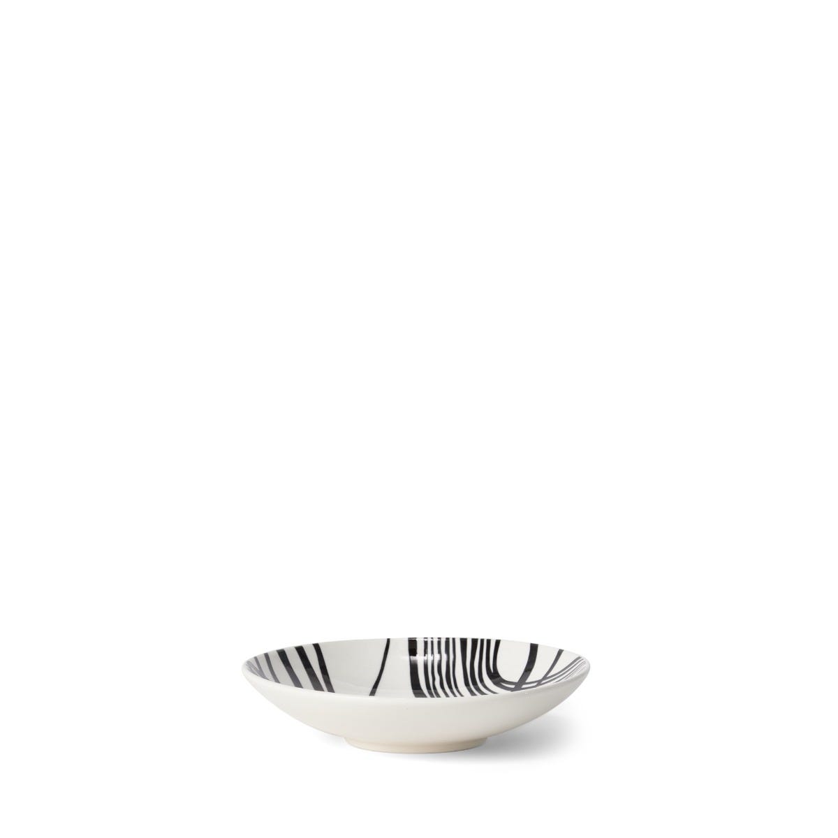 Serveringsskål Lines 16cm Stengods Svart