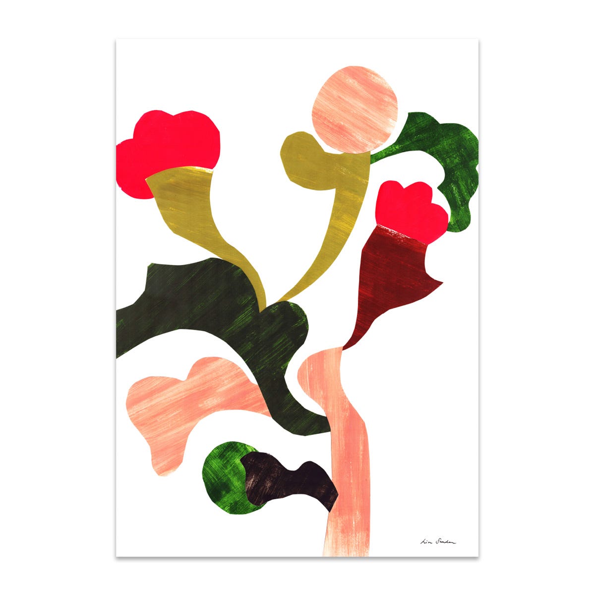 Poster Lisa Sander Collage 70x100cm