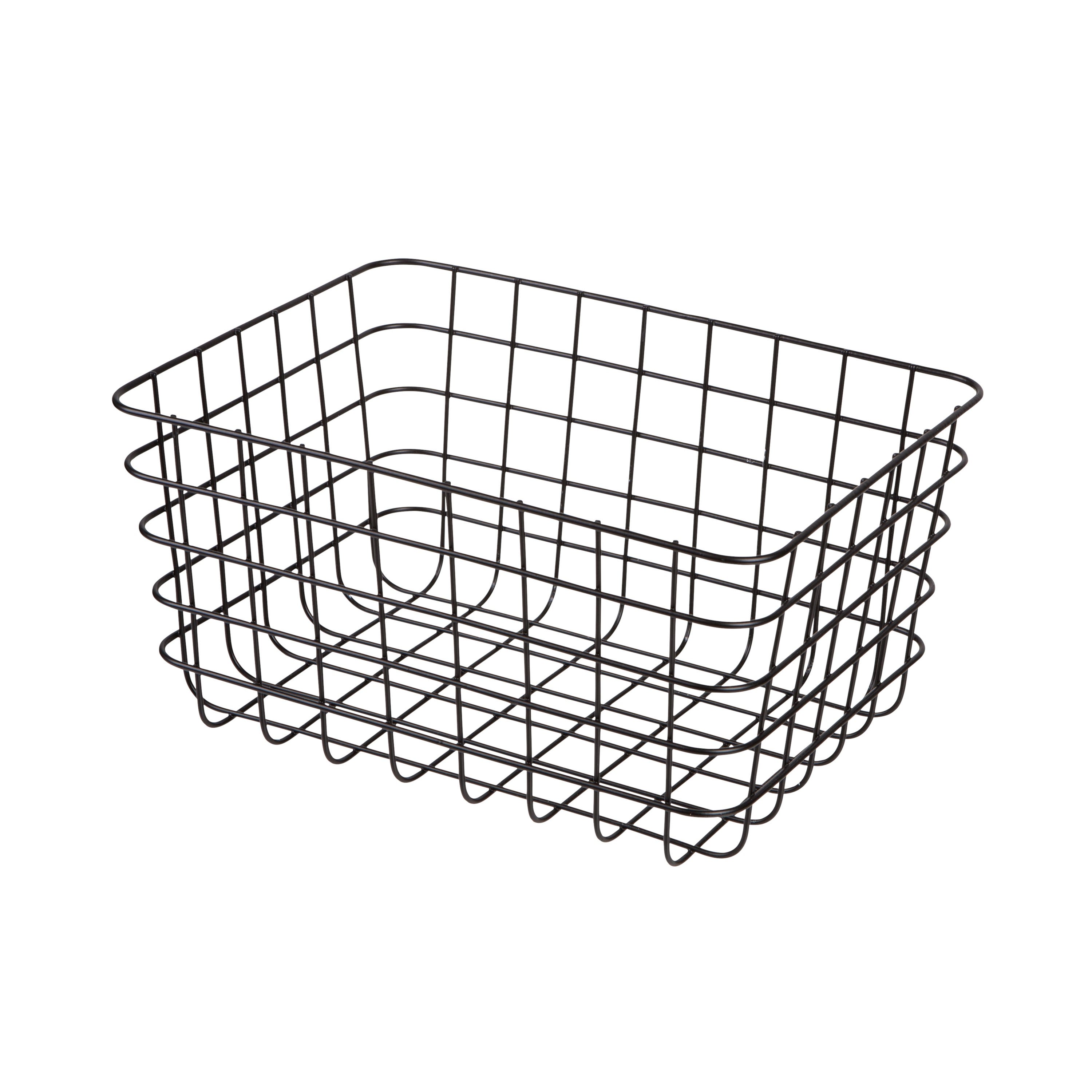 Granit Korg Metall 24x32cm Svart