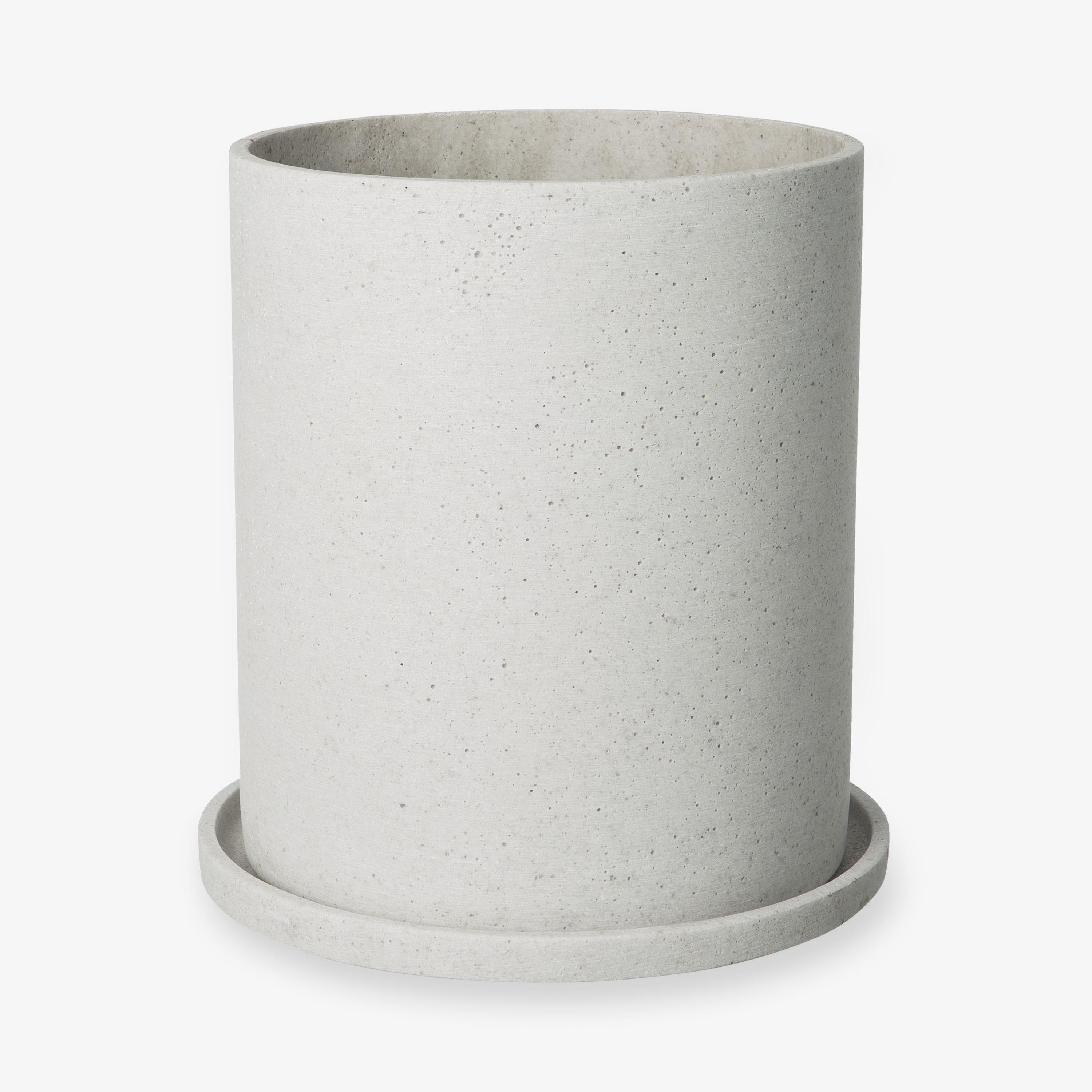 Granit Kruka/Fat Polystone 22cm Vit