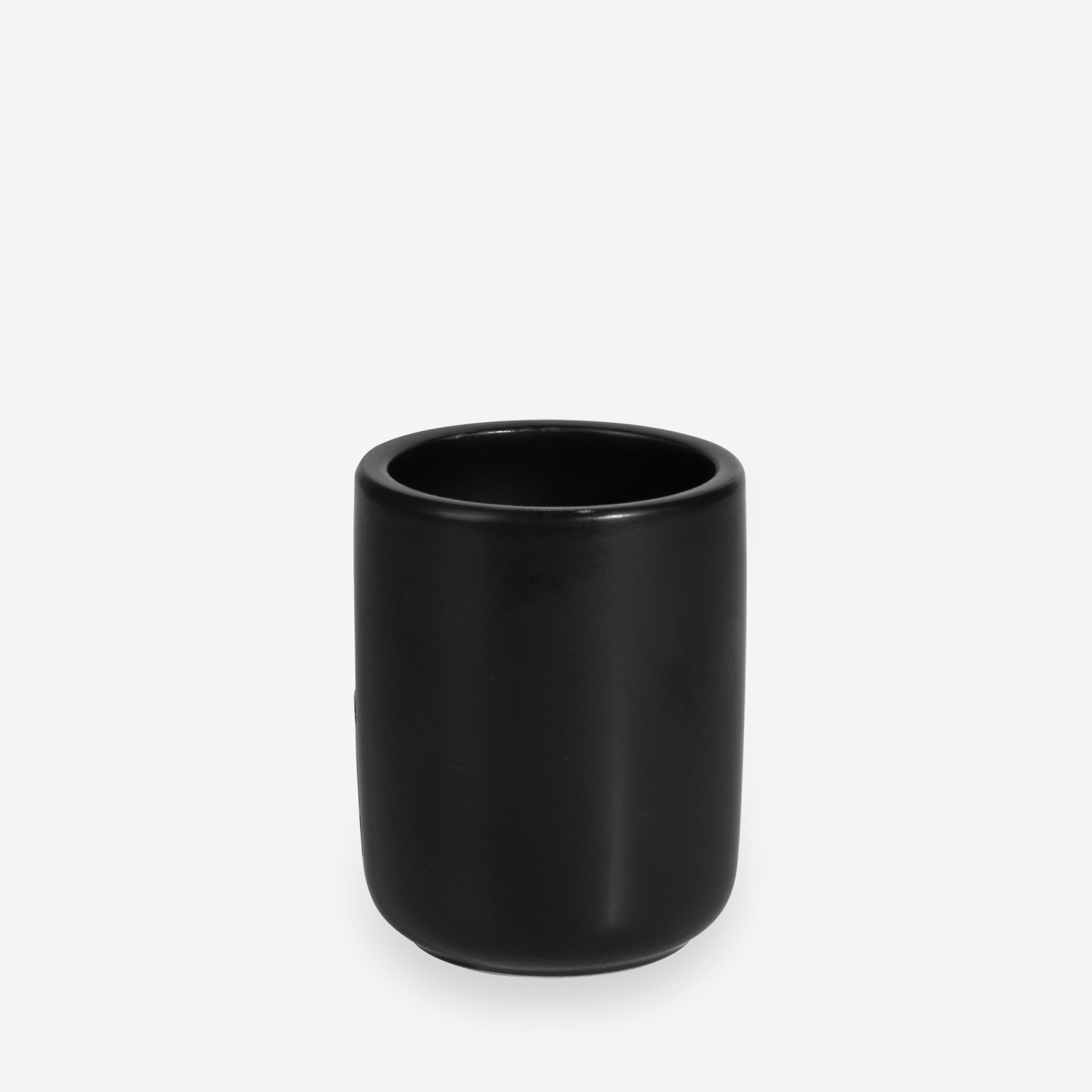 Granit Tandborstmugg Matt Svart